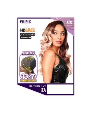 PM-Frontal Lace Iza Human Hair Blend Hd Lace Front Wig By Zury Sis