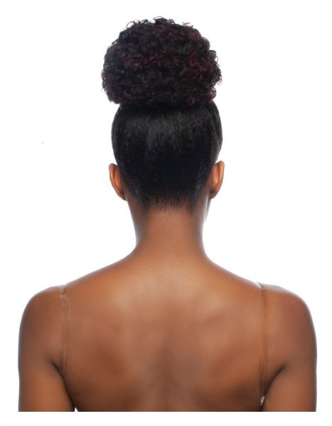 PQWNT04 - Afro Puff Wnt Medium 100 Human Hair Ponytail Mane Concept