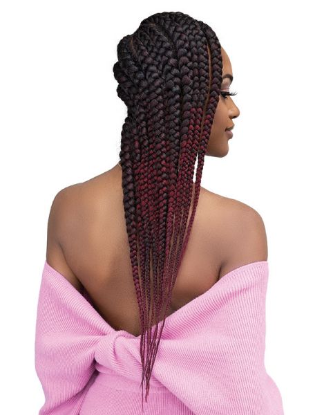 4X Pre-stretched braid 4Pcs 36 Inch Essential Braiding Hair By Janet Collection