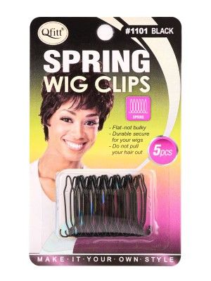 Qfitt Spring Wig Clip #1101 1Dzn
