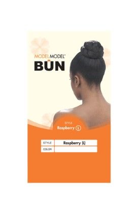 Raspberry L Synthetic Hair Bun Glance Model Model