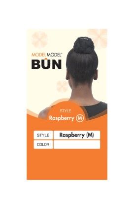 Raspberry M Synthetic Hair Bun Glance Model Model