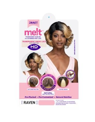 Raven HD Melt Extended Part Lace Front Wig Janet Collection