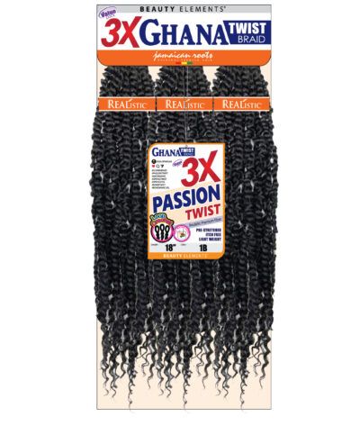 Beauty Elements Ghana Twist Synthetic Hair Crochet Braid 3x Boho