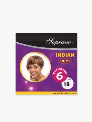 Soprano Indian Remi Pro 6 Inch 100 Human Hair Closure - Beauty Elements