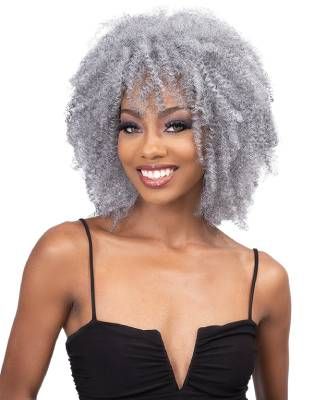 Remy Illusion Afro Human Hair Blend 3PCS Short Weave Janet Collection