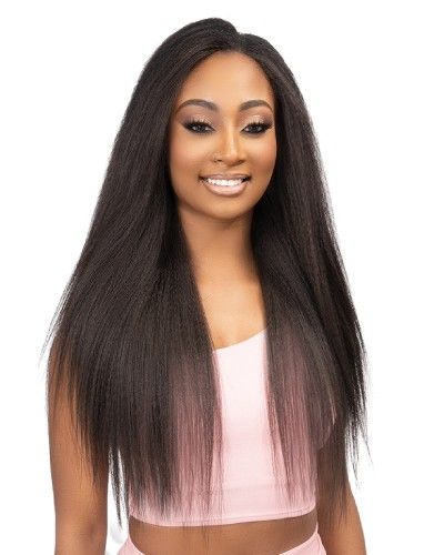Remy Illusion Clip In 7PCS Kinky Straight 18 Janet Collection