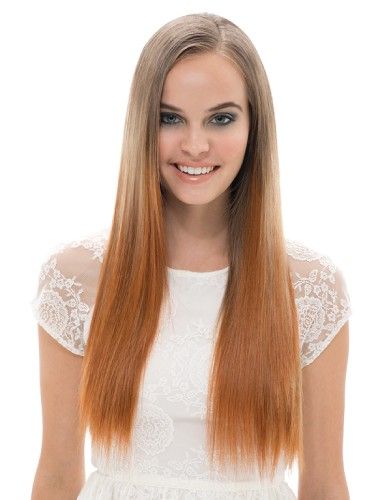 Remy Illusion Clip In 7 PCS Straight Hair weave Janet Collection
