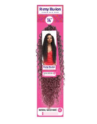 Remy Illusion Natural Water Wave 14 Synthetic Hair Weave Janet Collection