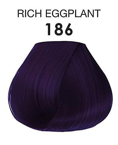 Adore Semi-Permanent Hair Color 186 Rich Eggplant, 4 oz