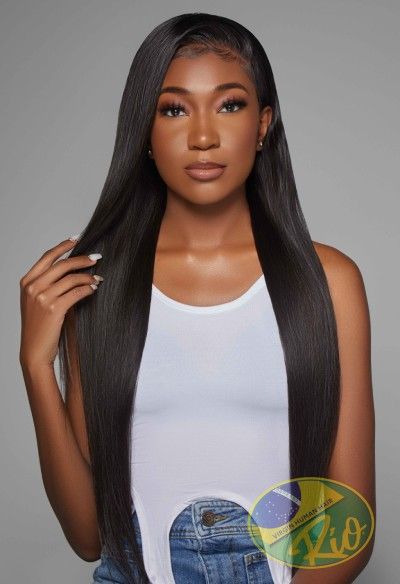 Straight By Rio 13x4 Lace Frontal Remi Virgin Human Hair Wig
