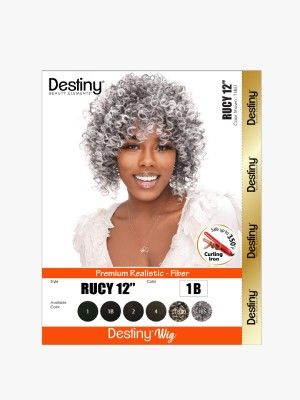 Rucy 12 Inch Destiny Premium Realistic Fiber Full Wig - Beauty Elements