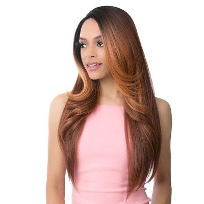Safiya 26 HD Human Hair Blend Lace Front Wig Its a Wig Nutique