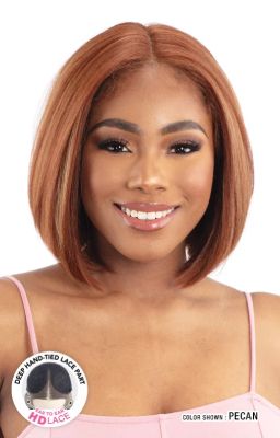 Sassy Mocha Human Hair Blend HD Lace Part Wig Mayde Beauty