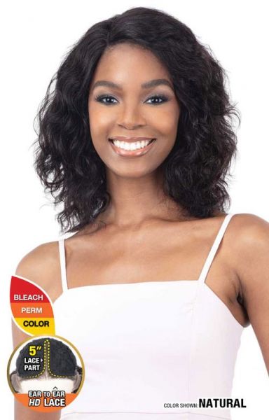 SAYLOR - Nude Brazilian Human Hair Lace Front Wig - Model Model