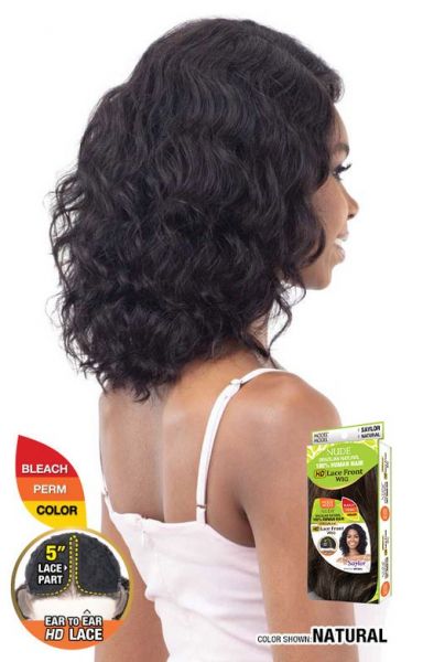 SAYLOR - Nude Brazilian Human Hair Lace Front Wig - Model Model