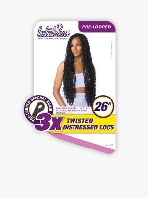 3X Twisted Distressed Locs 26 Lulutress Sensationnel