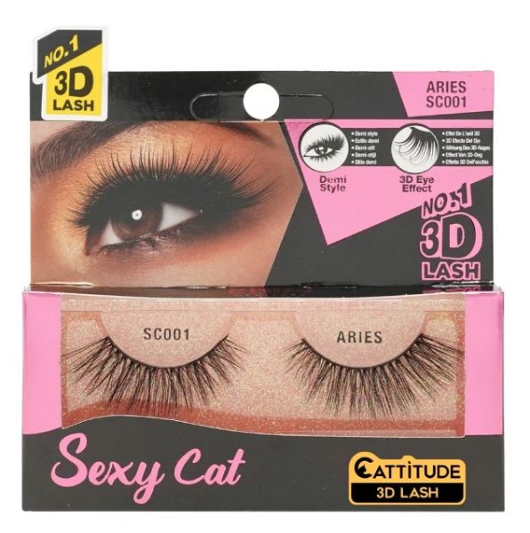 SC001 ARIES Sexy Cat 3D Lash Ebin New York
