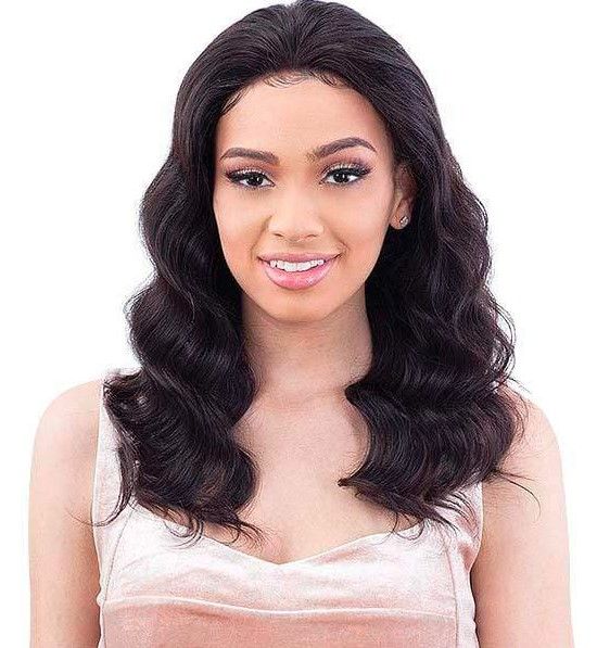 Shake N Go Girlfriend 100% Virgin Human Hair Lace Frontal Wig - GF-L18 (Natural)
