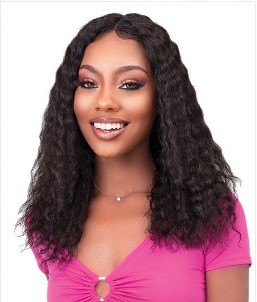 LACE SFRENCH WIG Luscious Wet n Wavy 100% Natural Virgin Remy Human By Janet Collection