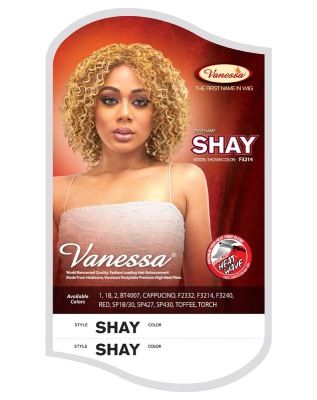 SHAY Synthetic Hair Full Wig Fashion Wigs Vanessa