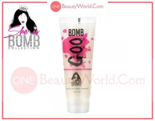 She Is Bomb Collection Bomb Goo Gel, 2.5 oz, she is bomb Goo, hair glue, she is bomb collection, she is bomb gel, firm hold hair gel, paste, wigs, extensions, natural hair, bomb goo, goo, free shipping, best price, online shopping, OneBeautyWorld.Com,