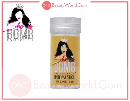 She Is Bomb Collection Hair Wax Stick, 2.7 oz, She Is Bomb Collection Blending Wax Stick, she is bomb wax stick, She Is Bomb Collection Hair Wax Stick, OneBeautyWorld.com,