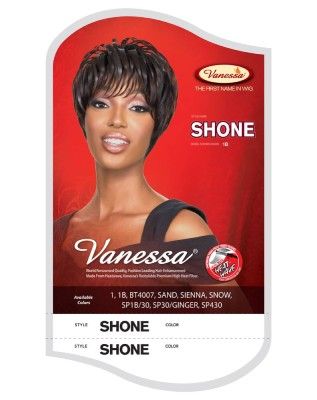 Shone Synthetic Hair Fashion Full Wig Vanessa
