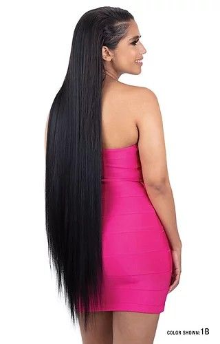 SILKY STRAIGHT 36 Inch Bloom Bundle Synthetic Weave By Mayde Beauty