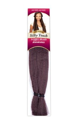 Silky Touch Jumbo Braid 100 Kanekalon Braiding Hair Model Model