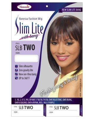 SLB Two Synthetic Hair Full Wig Slim LIte By Vanessa