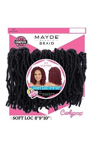 Soft Loc 8 9 10 Curlypop Crochet Braid Mayde Beauty