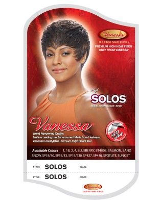 Solos Synthetic Hair Full by Fashion Wigs - Vanessa
