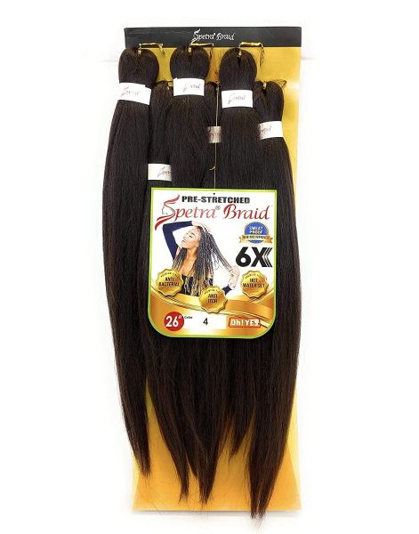 Spetra Pre-Stretched Braiding Hair Triple Packs, Beauty Club Outlet