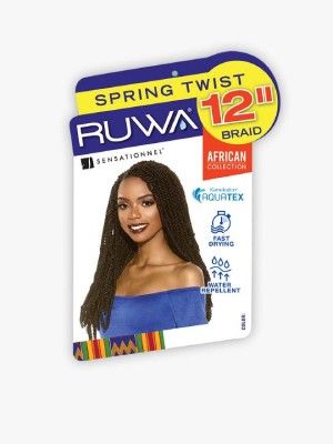 Spring Twist 12 Ruwa African Braid Crochet Braid sensationnel