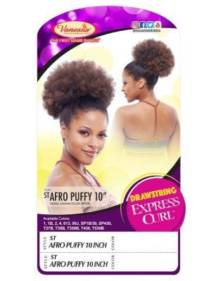 St Afro Puffy 10 Drawstring Ponytail Vanessa