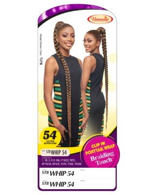 STB Whip 54 Drawstring Braiding Touch Clip In Ponytail By Vanessa
