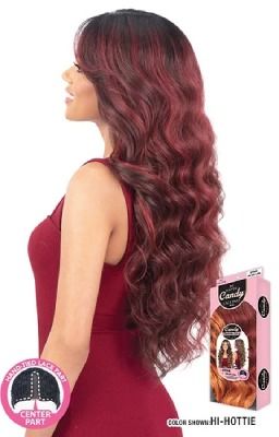 Stevie Candy Curtain Bang Lace Front Wig Mayde Beauty