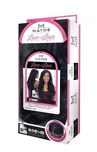 STORMY By Mayde Beauty Synthetic Lace and Lace Front Wig