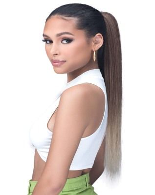 Straight 26 Drawstring Ponytail By Laude Hair