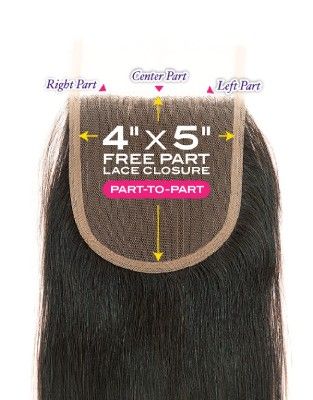 Straight Melt 4X5 HD Lace Closure Remi Virgin Human Hair By Janet Collection