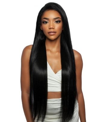 Straight 32 100 Unprocessed Human Hair HD Lace Front Wig Trill Mane Concept