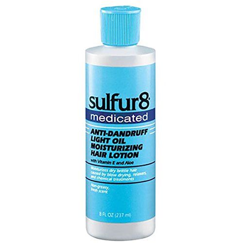 Sulfur8 Medicated Anti-Dandruff Light Oil Moisturizing Hair Lotion