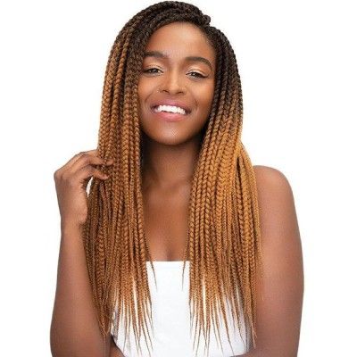 Super Carbie Twin Braid Pre-Stretched Crochet Braid By Janet Collection