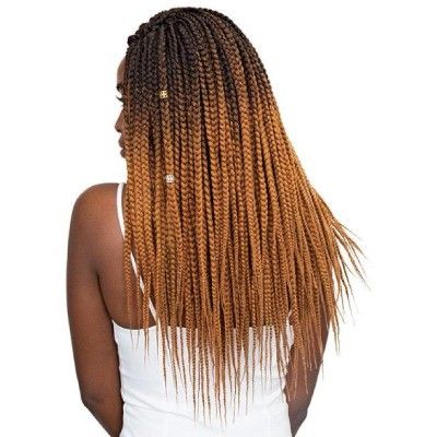 Super Caribe Triple Braid 48 Inch 3Pcs Pre-Stretched Unicorn Braid By Janet Collection