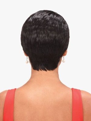 Super Short Trim Virgin Remi HH Brazilian Full Wig - Beauty Elements