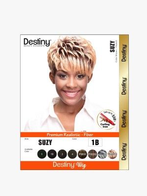 Suzy Destiny Premium Realistic Fiber Full Wig - Beauty Elements