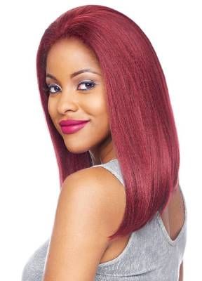 T5XL Biss Human Hair Blend Swissilk Lace Front Wig By Vanessa