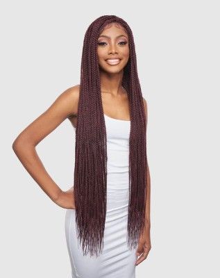 TBOXY Free 40 Braided Lace Front Wig Vanessa