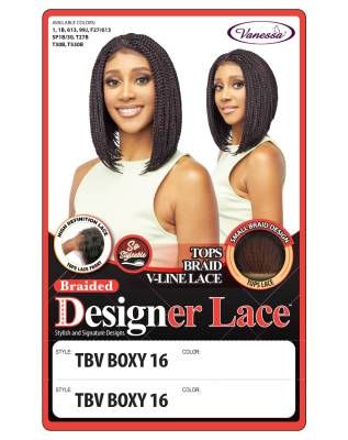 TBV Boxy 16 Synthetic Lace Front Braided Wig Vanessa